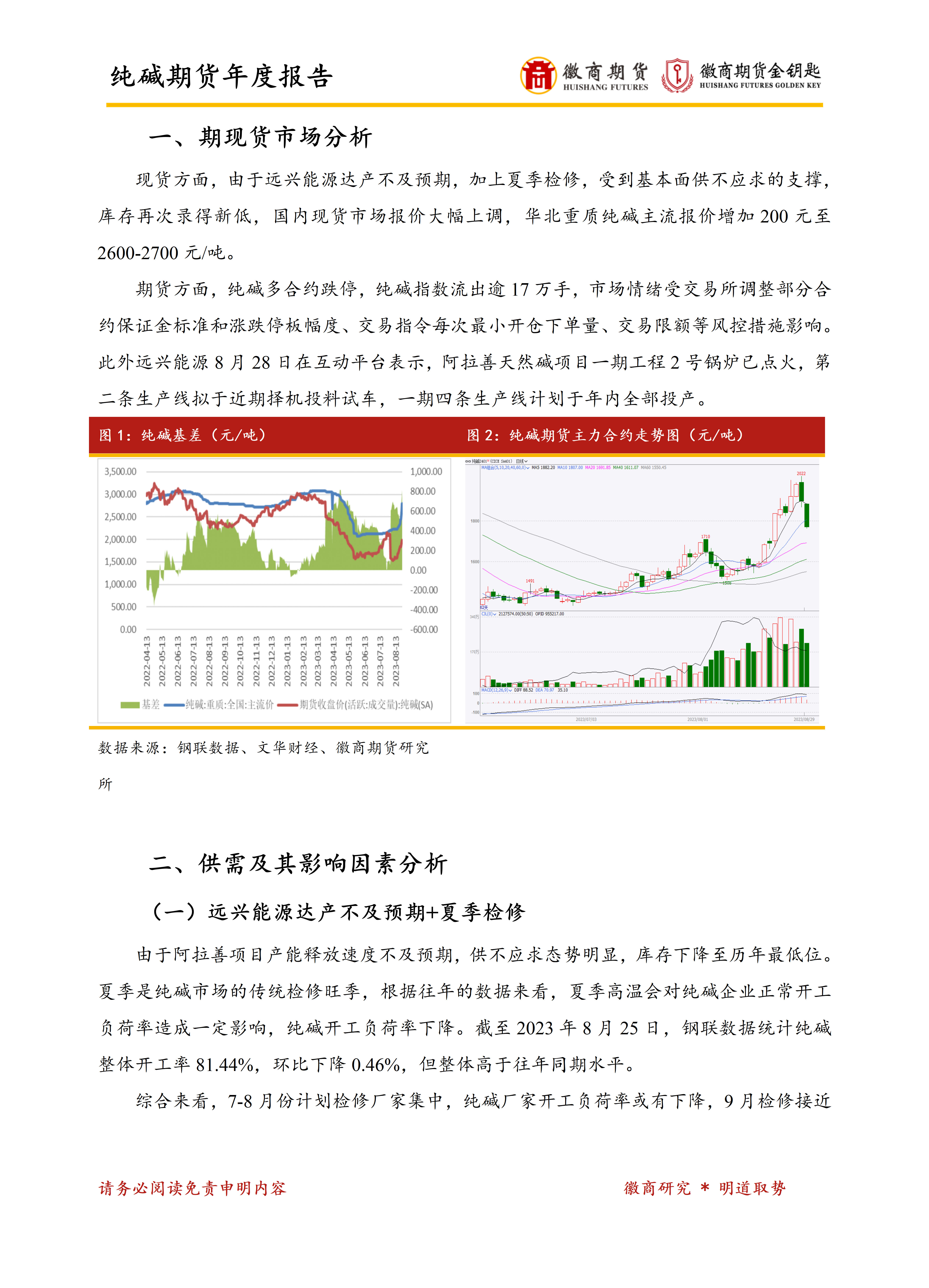 （2023年10月25日）今日纯碱期货最新价格行情查询