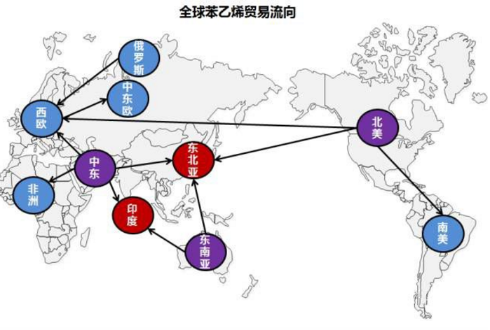 12月13日苯乙烯消费量为24.08万吨