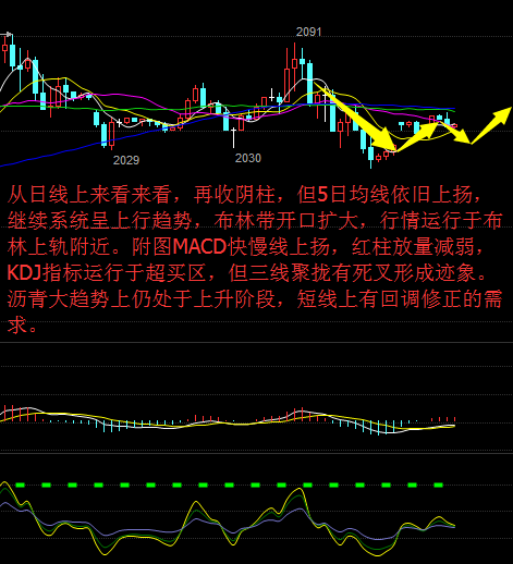 3月预计需求方面存在向好可能 沥青短线偏弱